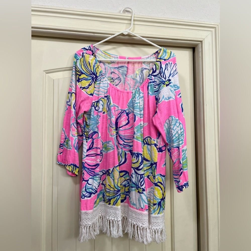 Lilly Pulitzer fringe top